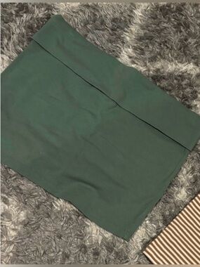 Women's American Eagle Green Fold-Over Tube Top